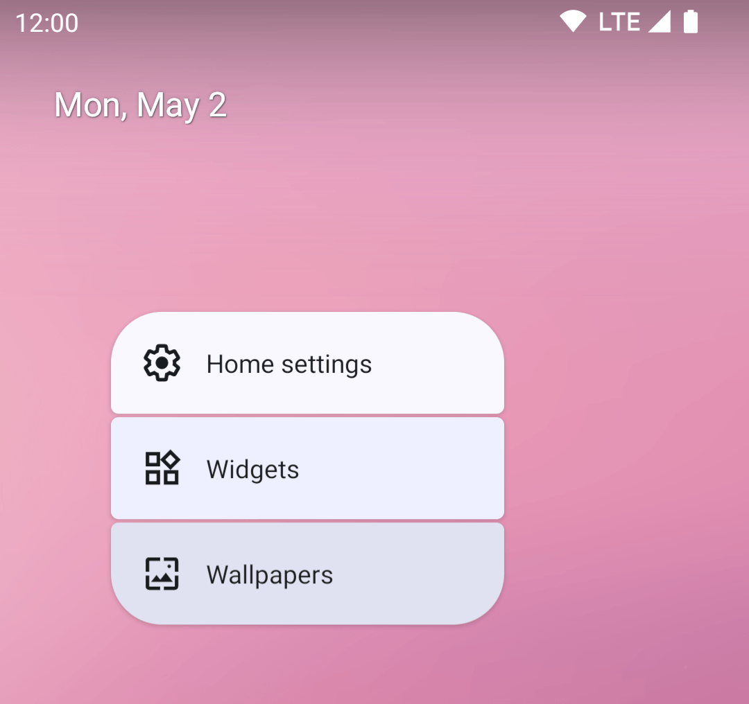 Adding a widget